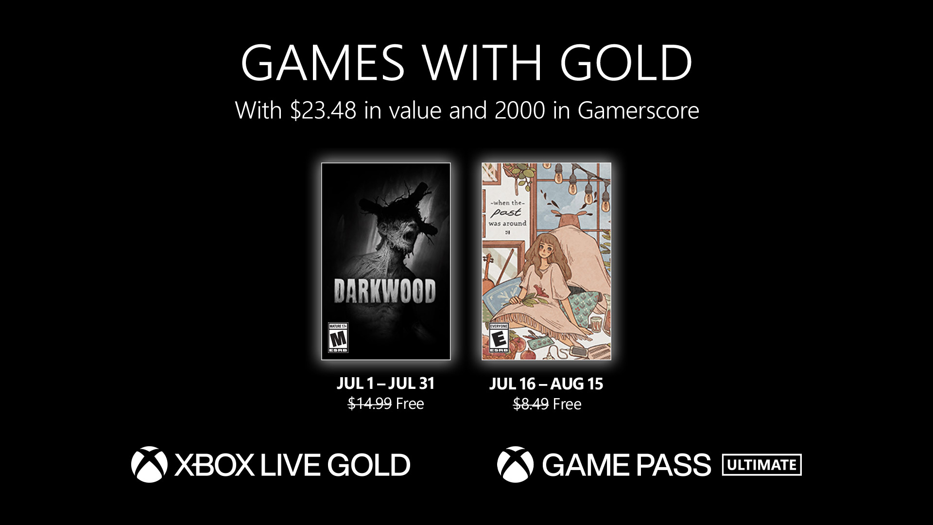 New Video games with Gold for July 2023