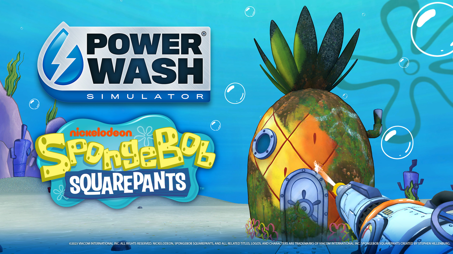 PowerWash Simulator Dives into Bikini Backside with the SpongeBob SquarePants Particular Pack