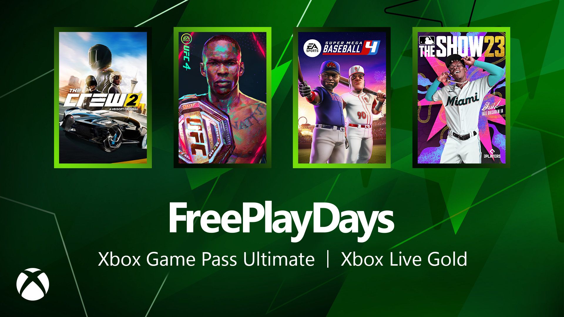 Free Play Days – The Crew 2, UFC 4, Tremendous Mega Baseball 4, and MLB The Present 23