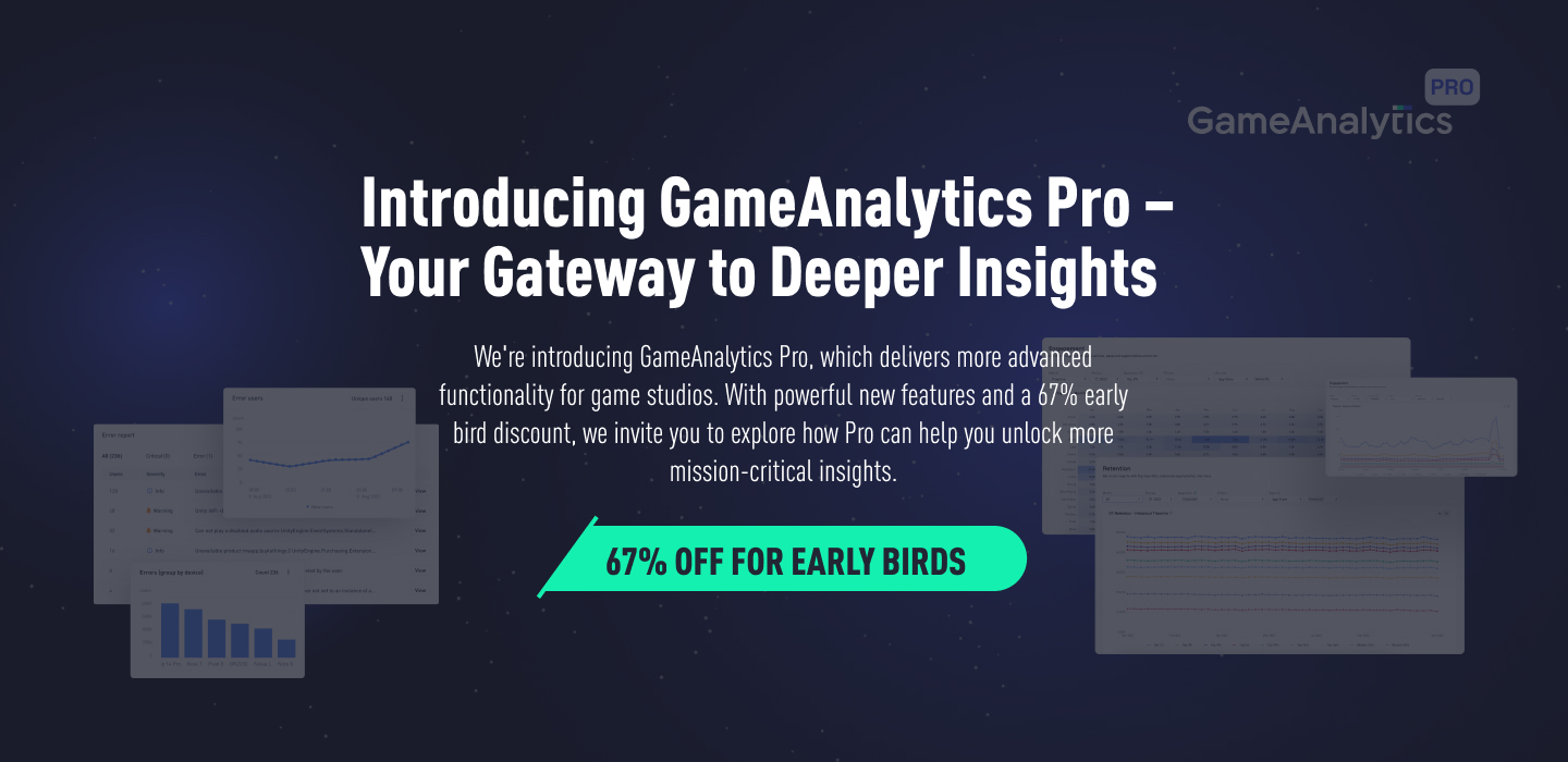 Introducing GameAnalytics Professional – Your Gateway to Deeper Insights